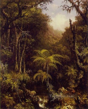  forest Art Painting - Brazilian Forest ATC Romantic Martin Johnson Heade